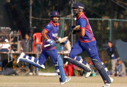 Nepal take second match against UAE to level series 1-1